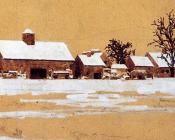 马科斯菲尔德 帕里斯 : Study for Hiltop farm, Winter